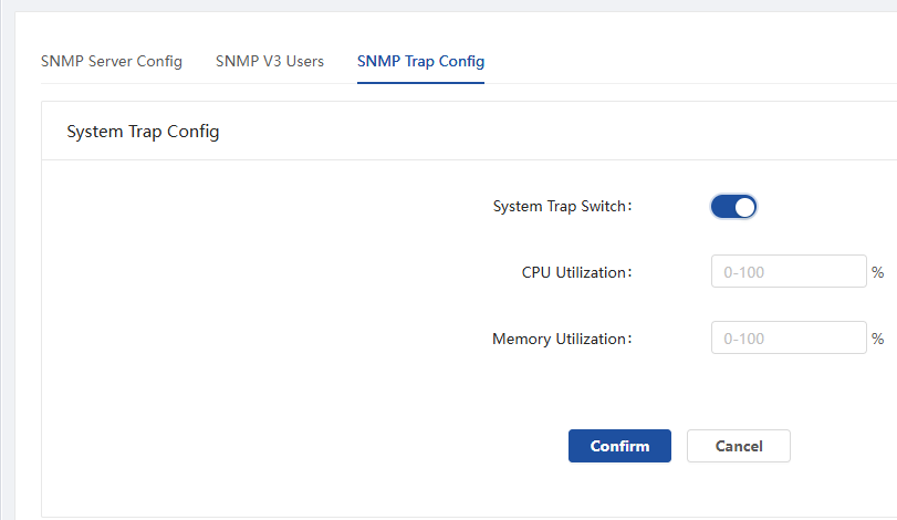 SNMP Trap Configuration