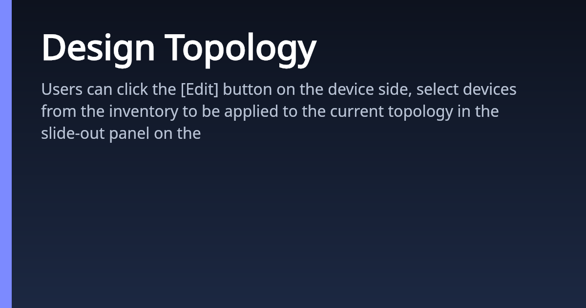 Design Topology | AsterNOS
